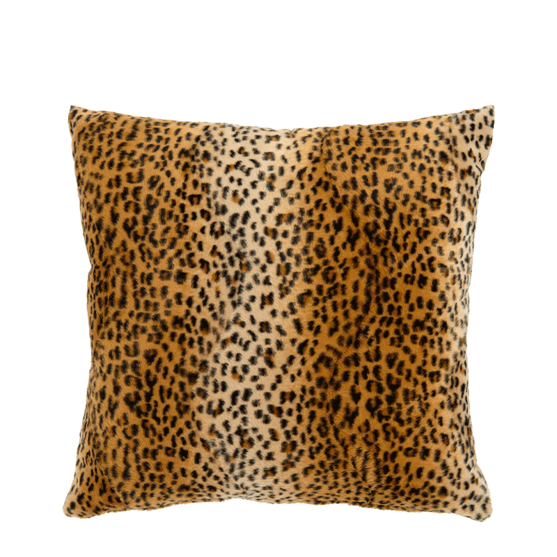 Cushion with Panther Print Dark