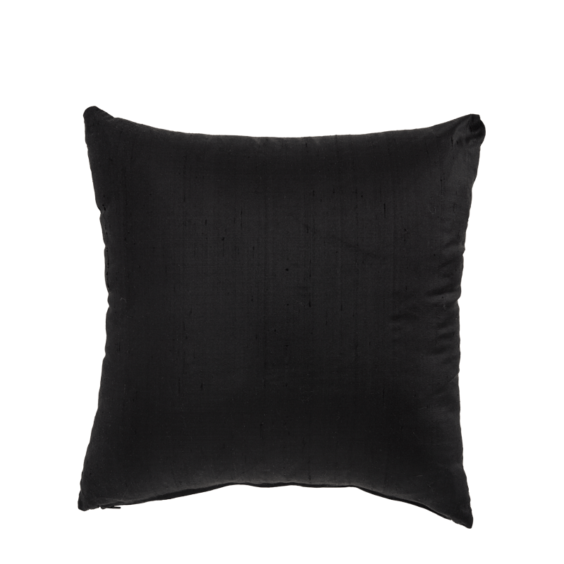 Black Silk Cushion