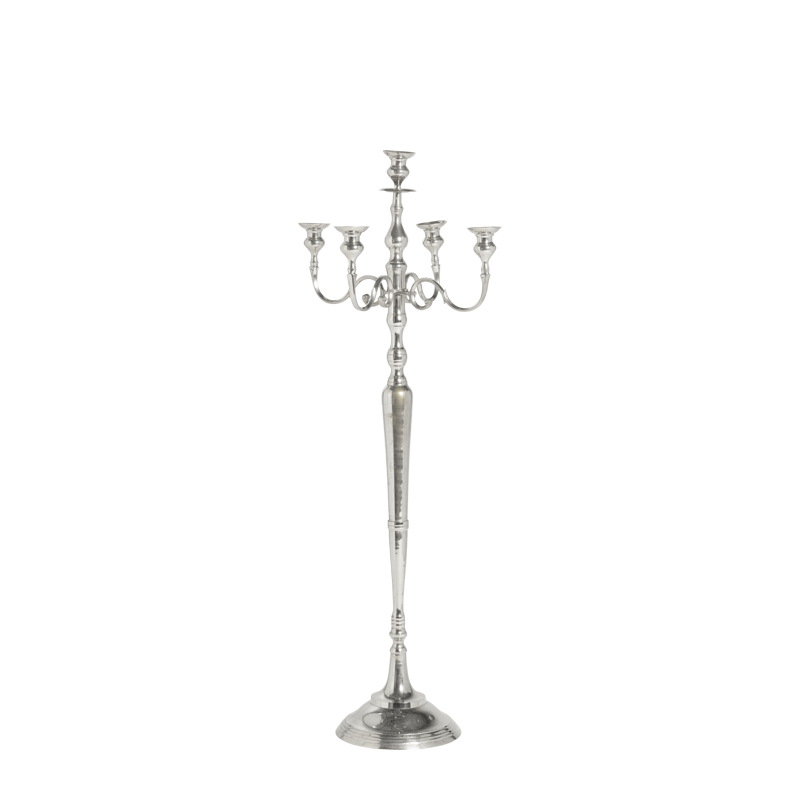 Floor Standing Candelabra in Silver