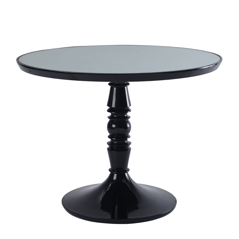 Baroque Café Table in Black