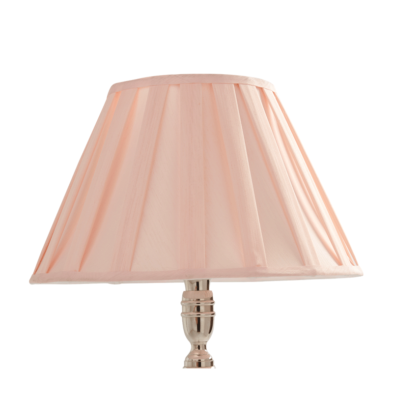 Stripes Lamp Shade Pleated in Pink 16"