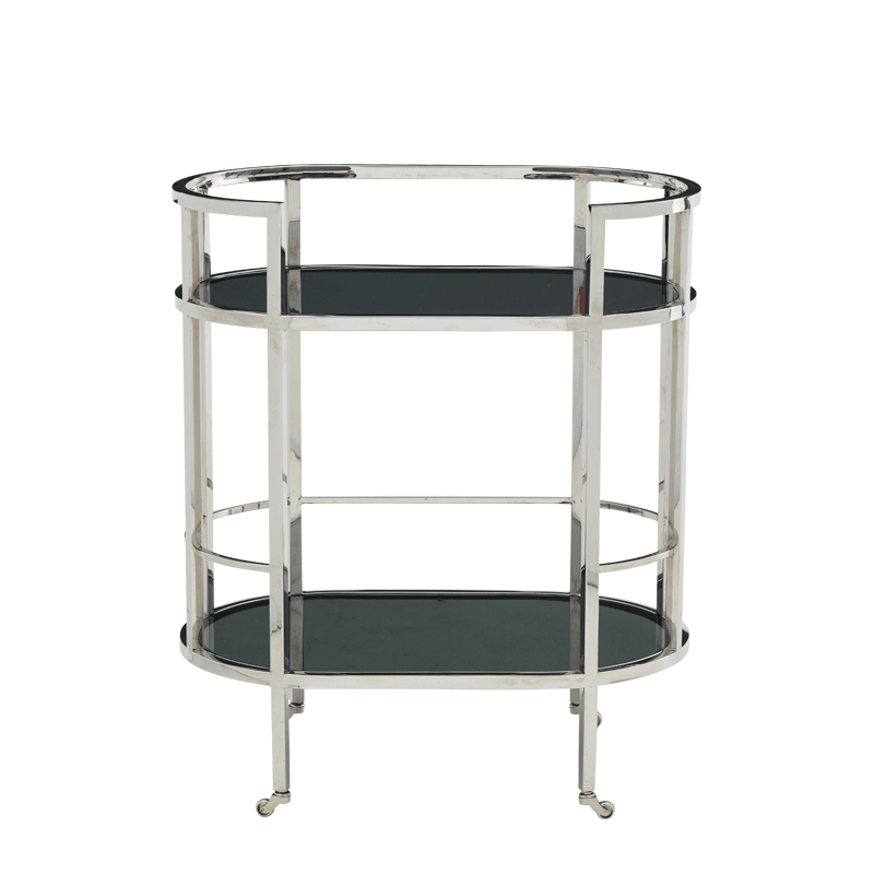 The Collection Drink Trolley in Platinum
