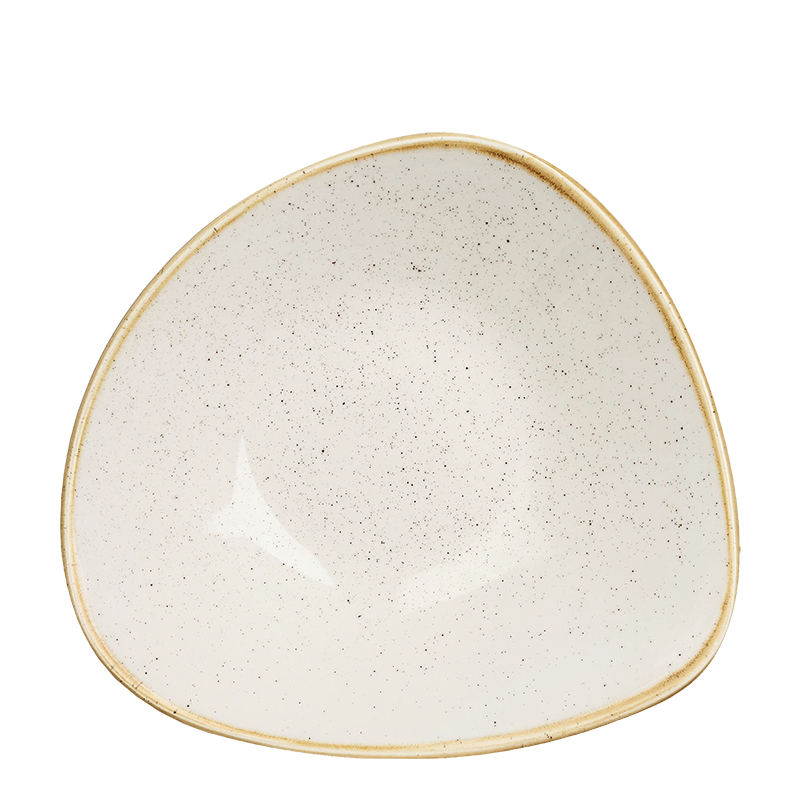 The triangulum bowl in Nutmeg cream