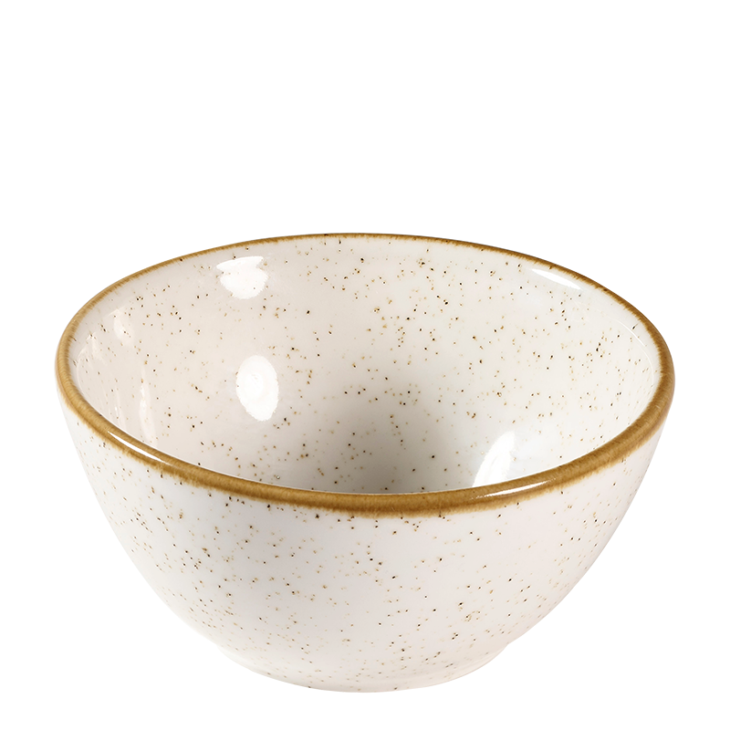 The chow bowl in barley white