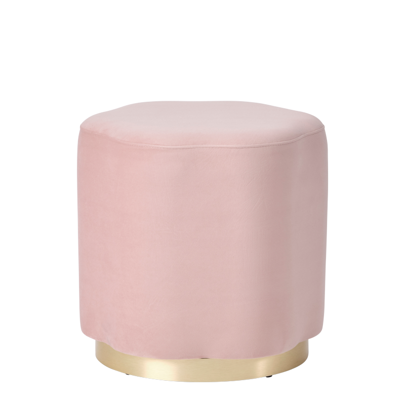 The Bloomsbury Ottoman in blush