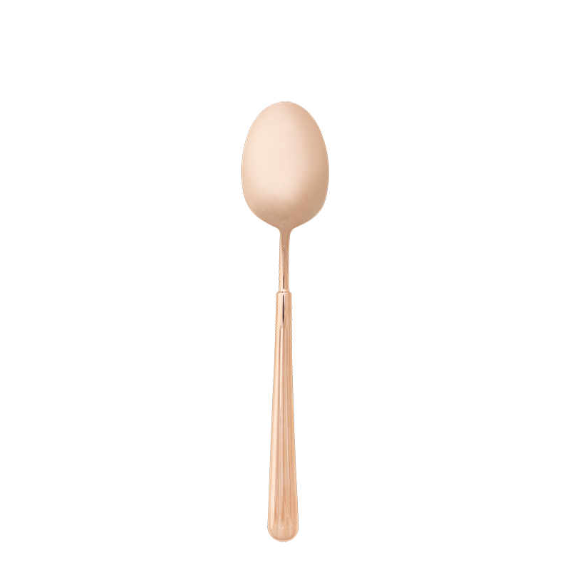 The Aurora Rose Gold table spoon