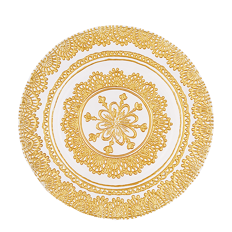 Alicia Gold Charger Plate