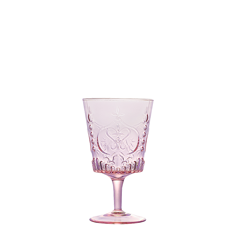 Martha Pink Water Glass