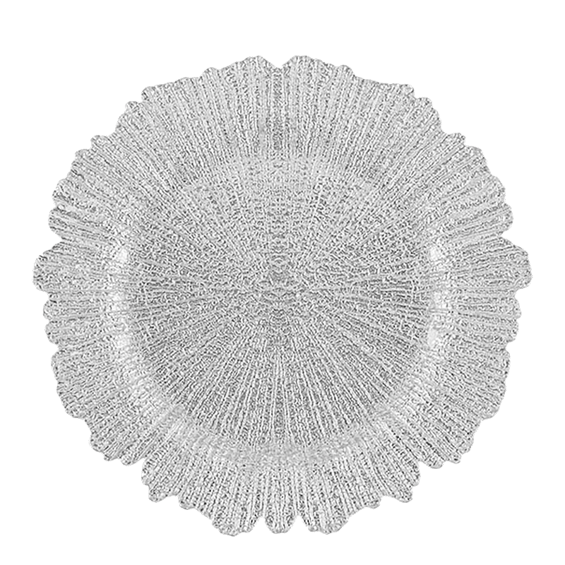 Savannah Silver Charger Plate Hire Options Greathire London