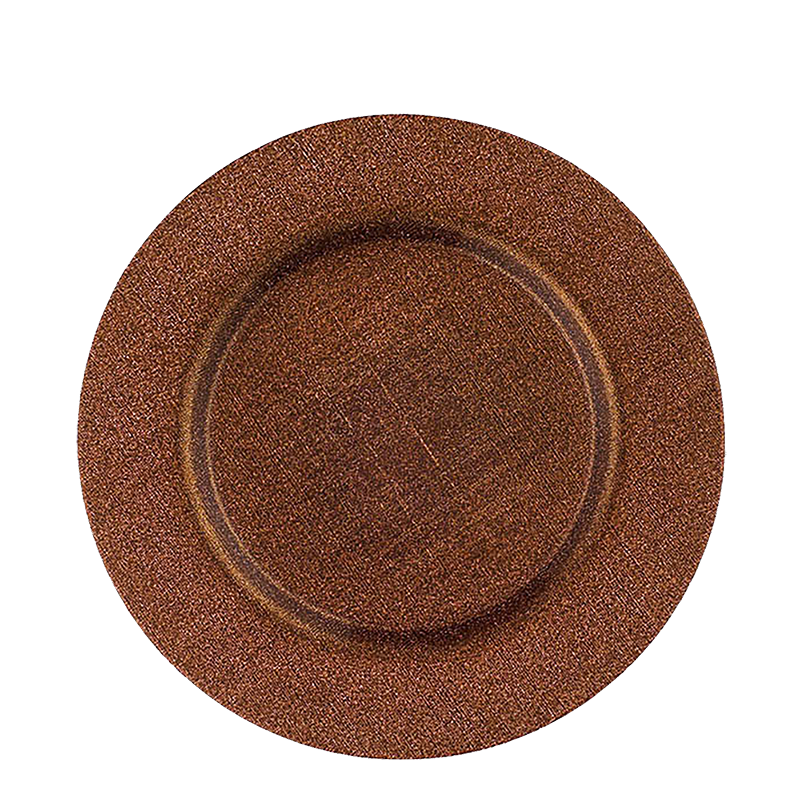 Sienna Bronze Charger Plate Hire Options Greathire London