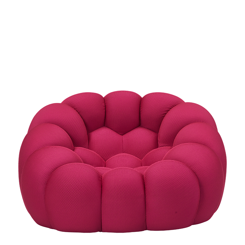 Bubble Armchair in Raspberry