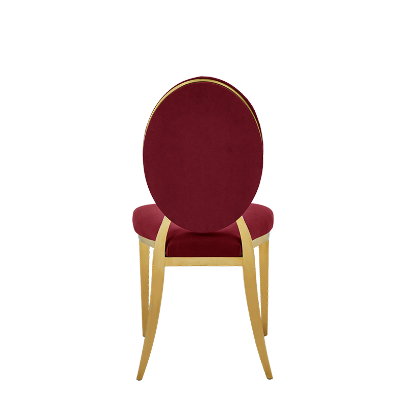 Divine Chair with Red Seat and Back Pad