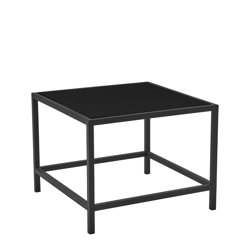 Unico Square Coffee Table with Black Frame