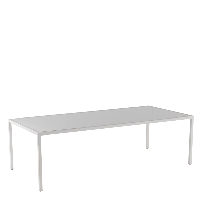 Unico 8"x4" Dining Table with White Frame