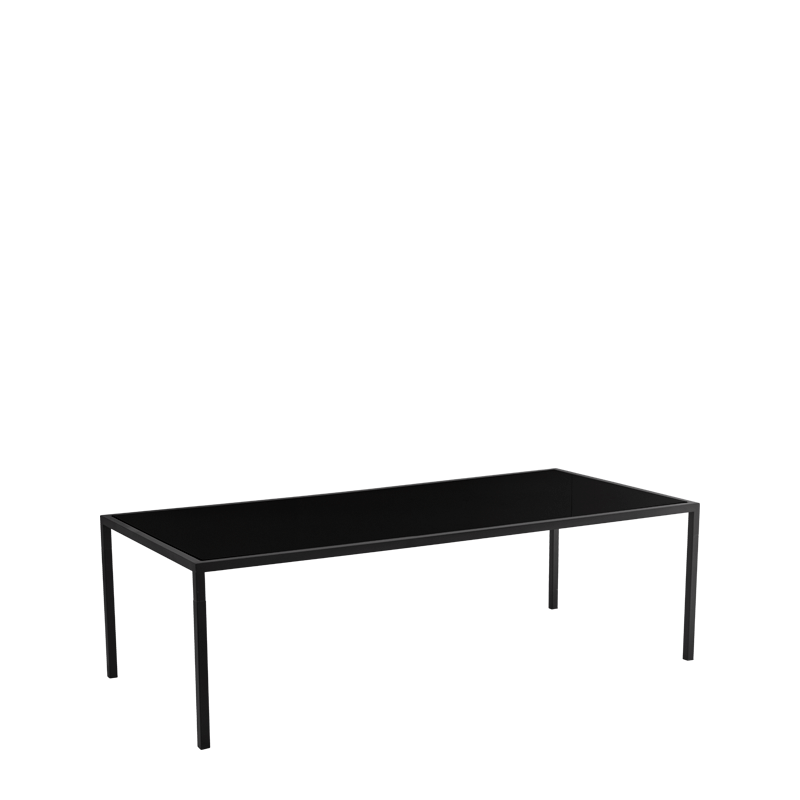 Unico 8"x4" Dining Table with Black Frame