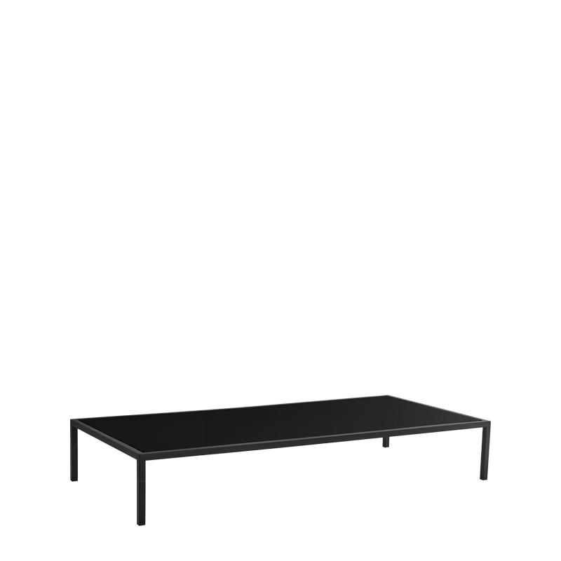 Unico 8"x4" Coffee Table with Black Frame