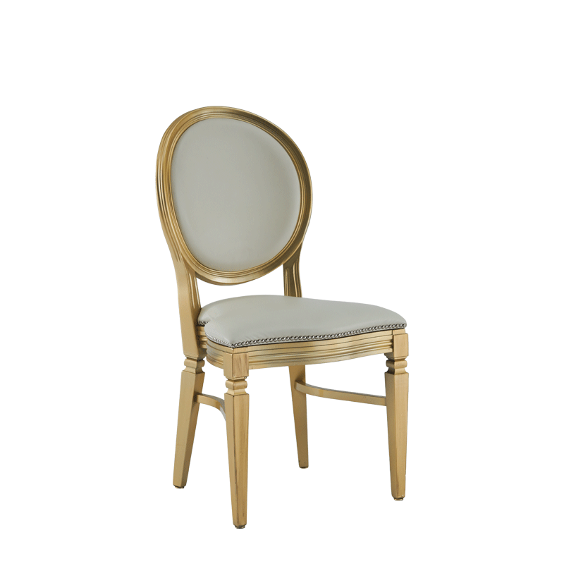 Chandelle Chair in Gold