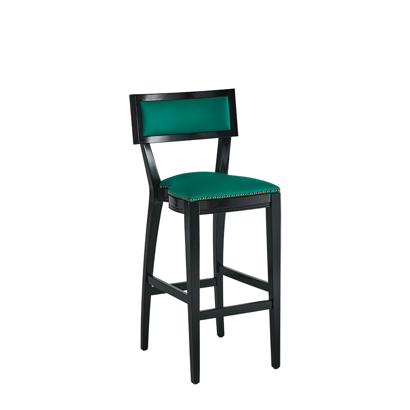 The Bogart Bar Stool in Black