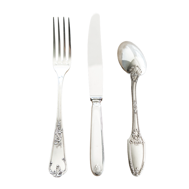 Cutlery Set hire for events, weddings, dinners Options Greathire London