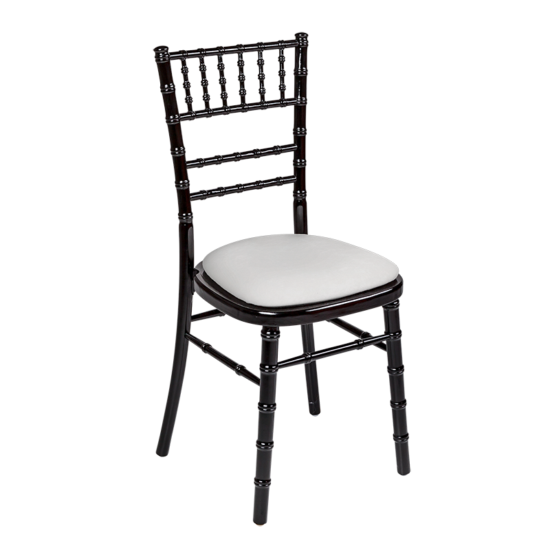 Bamboo chair in black