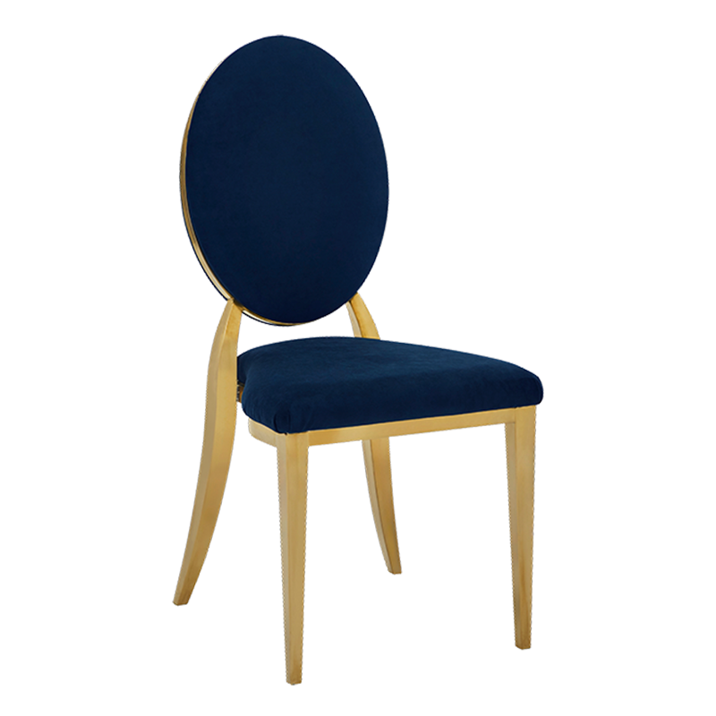 Divine Gold Chair with coloured seat and Back Pad