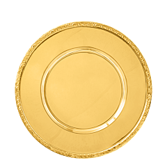 Gold charger plate Ø 33 cm