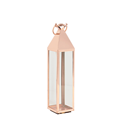Hurricane Candelabra in Rose Gold
