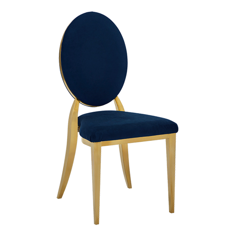 Divine Gold Chair with coloured seat and Back Pad